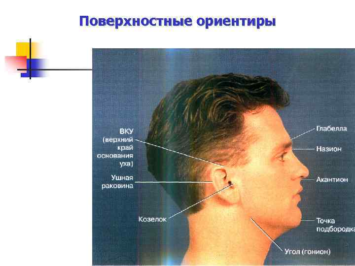 Поверхностные ориентиры 