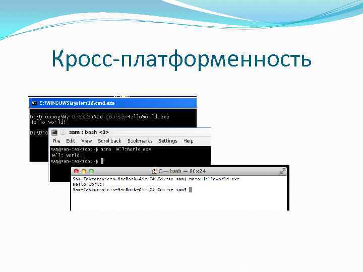 Кросс-платформенность 