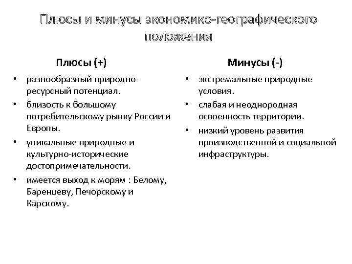 Плюсы и минусы западной сибири