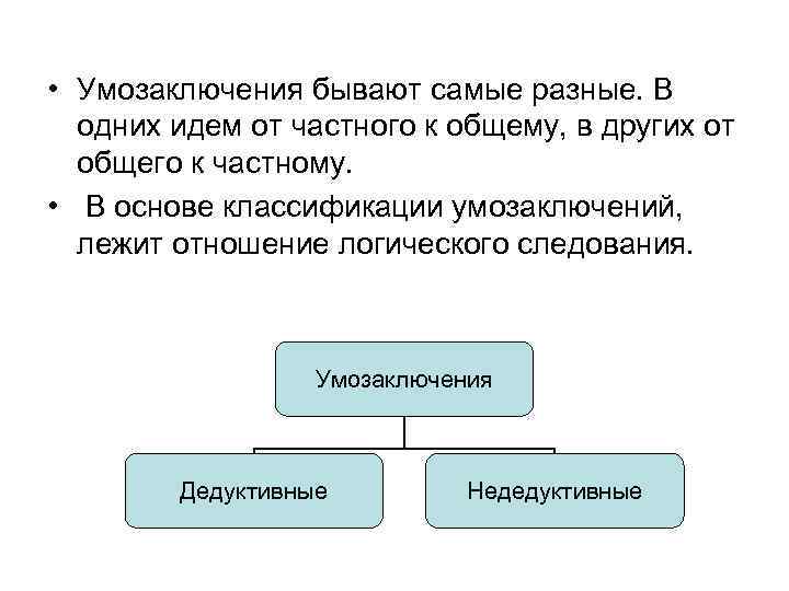 От частного к общему