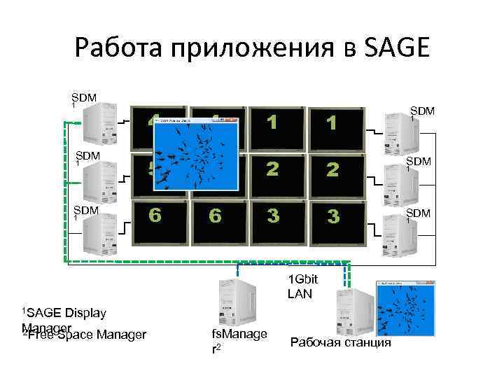 Работа приложения в SAGE SDM 1 4 4 1 1 5 5 2 2