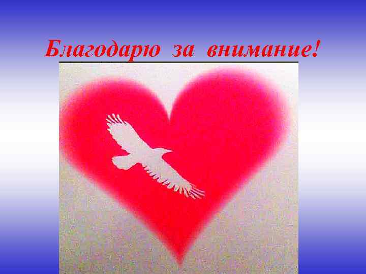 Благодарю за внимание! 