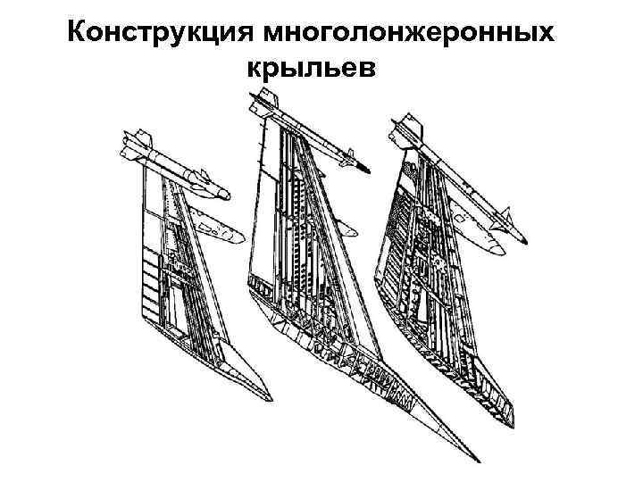 Конструкция многолонжеронных крыльев 