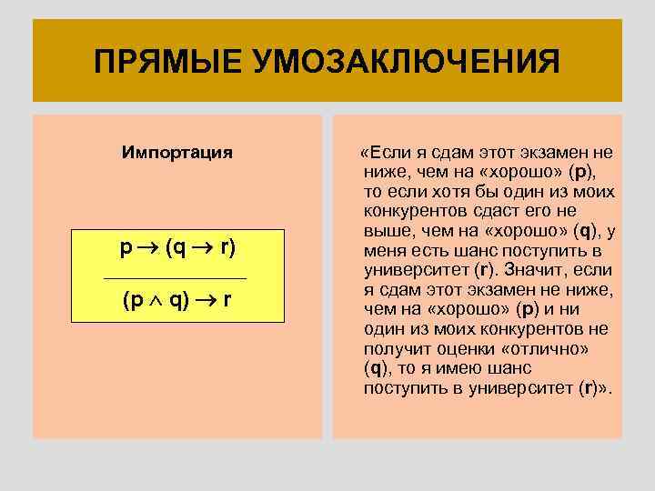 Известно что p q