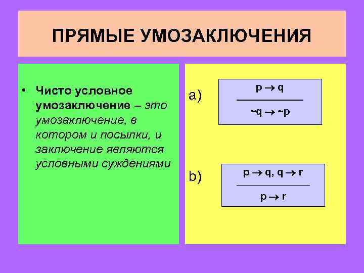 Условно чистый. Модусы чисто условного умозаключения. Схема чисто условного умозаключения. Чисто условное умозаключение пример. Схема чисто-условного рассуждения это:.