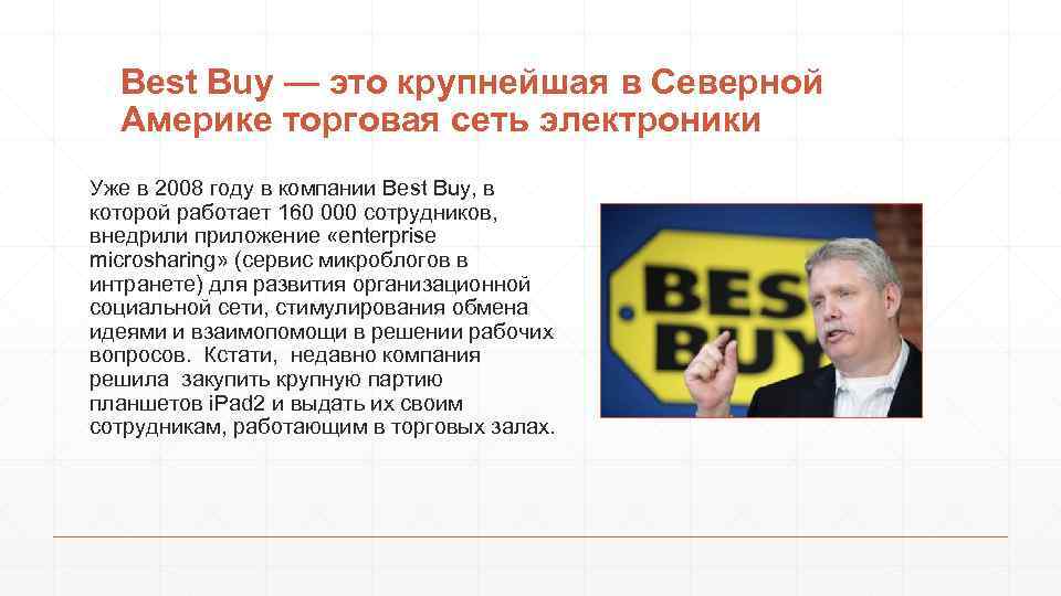 Best Buy — это крупнейшая в Северной Америке торговая сеть электроники Уже в 2008