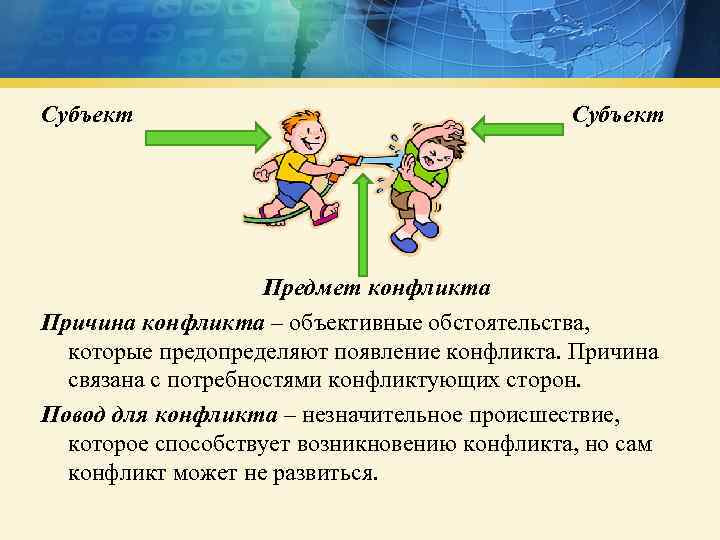 Объект конфликта. Предметом конфликта является. Объект и предмет конфликта пример. Объект и субъект конфликта. Субъект объект предмет конфликта.