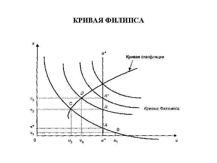 Кривая филлипса показывает