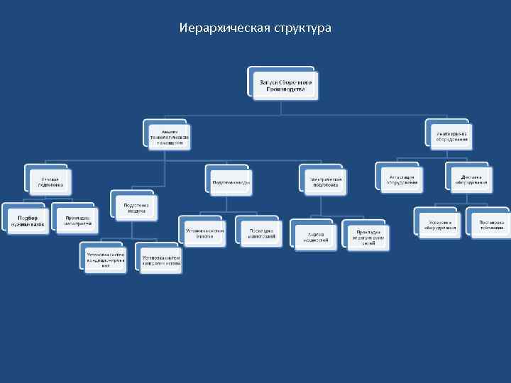 Иерархическая структура сайта