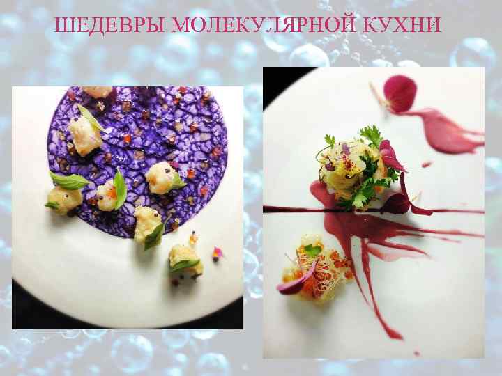 Молекулярная кухня презентация