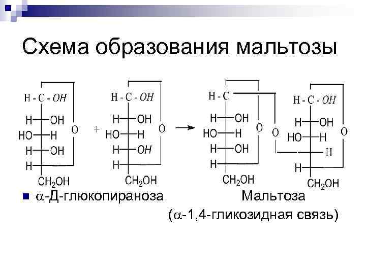 Схема синтеза мальтозы