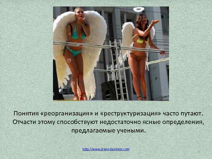 Понятия «реорганизация» и «реструктуризация» часто путают. Отчасти этому способствуют недостаточно ясные определения, предлагаемые учеными.