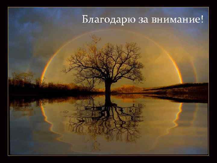 Благодарю за внимание! 