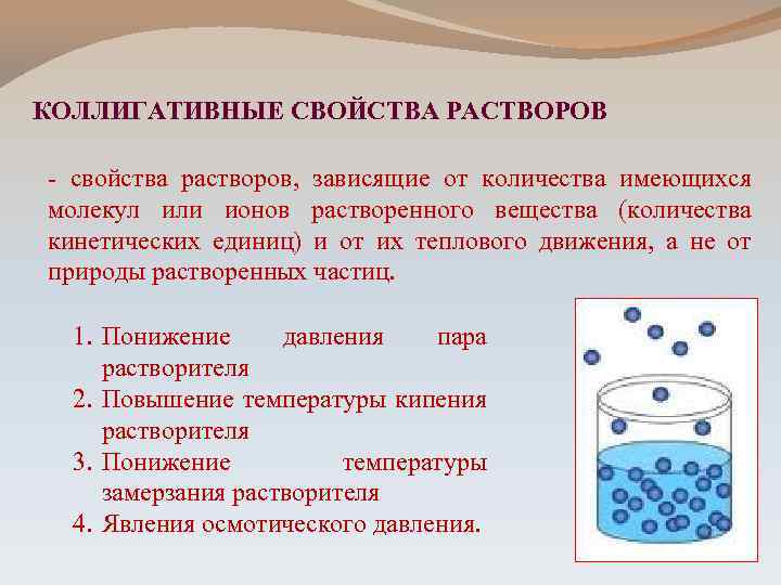 Растворение растворы свойства растворов