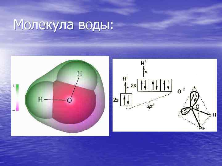 Молекула воды: 