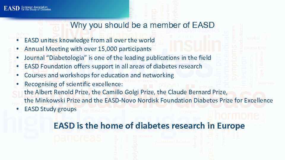 Why you should be a member of EASD unites knowledge from all over the