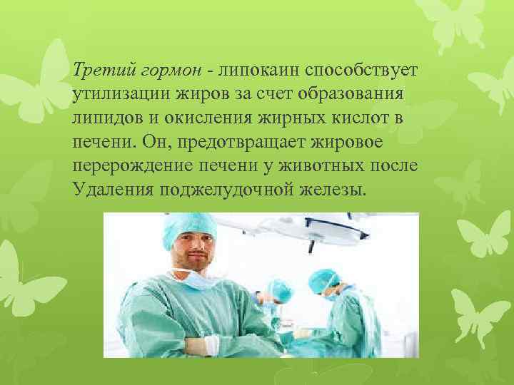 Третий гормон липокаин способствует утилизации жиров за счет образования липидов и окисления жирных кислот