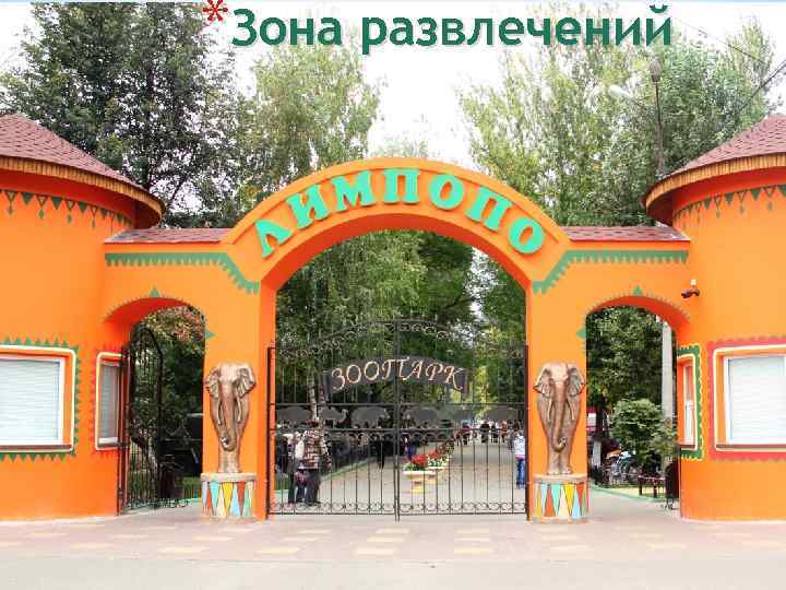 *Зона развлечений 
