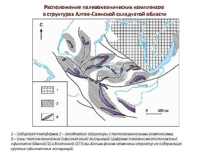 Геологическая карта горного алтая