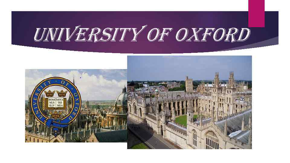 University of oxford 