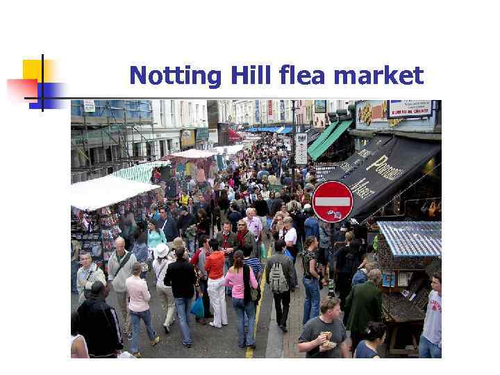 Notting Hill flea market 