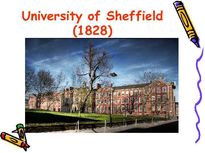 University of Sheffield (1828) 