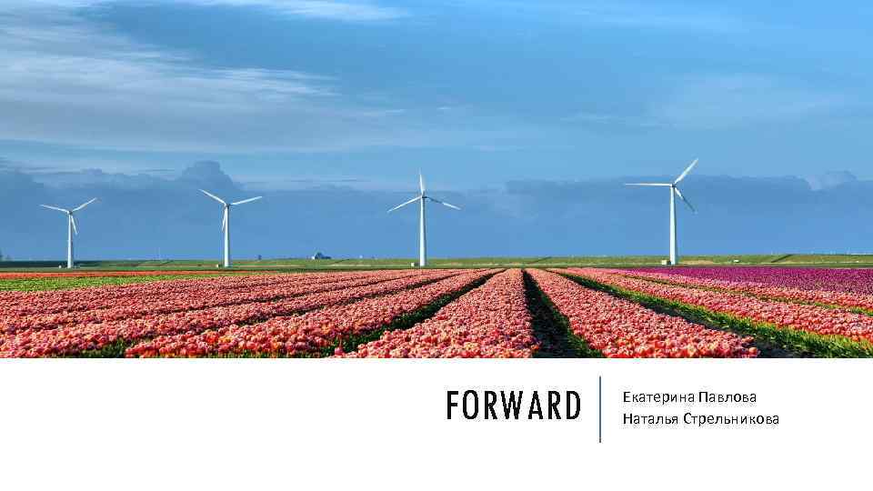 FORWARD Екатерина Павлова Наталья Стрельникова 