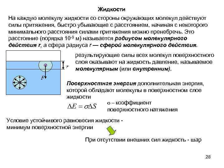 Какая сила молекул