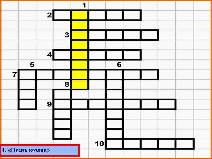 1. «Песнь козлов» 