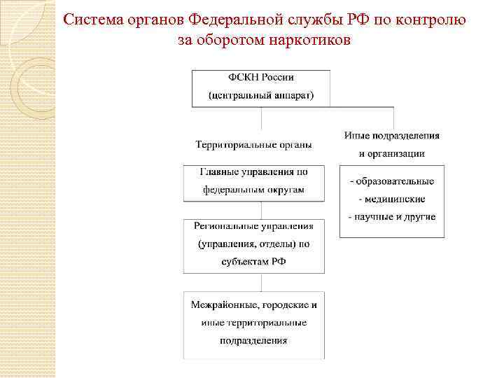 Схема системы органов фсб