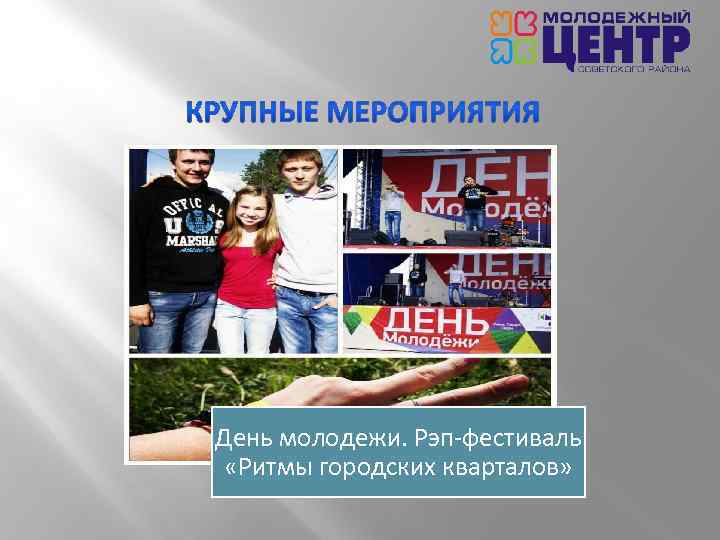 День молодежи. Рэп-фестиваль «Ритмы городских кварталов» 