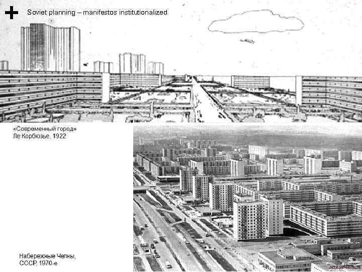 Soviet planning – manifestos institutionalized 