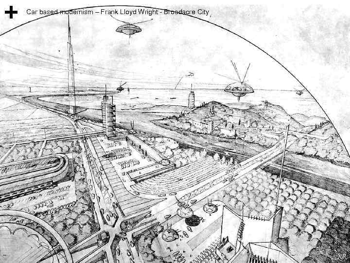 Car based modernism – Frank Lloyd Wright - Broadacre City 