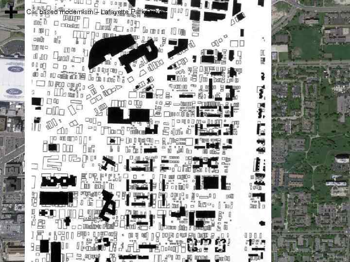 Car based modernism – Lafayette Park Detroit 
