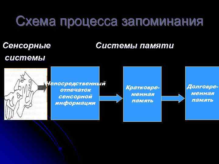 Схема запоминания