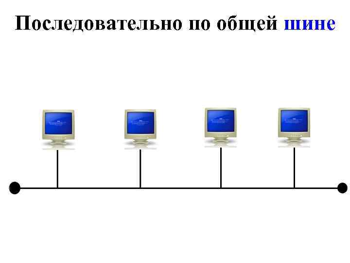 Последовательно по общей шине 