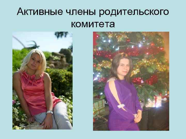 Активные члены родительского комитета 