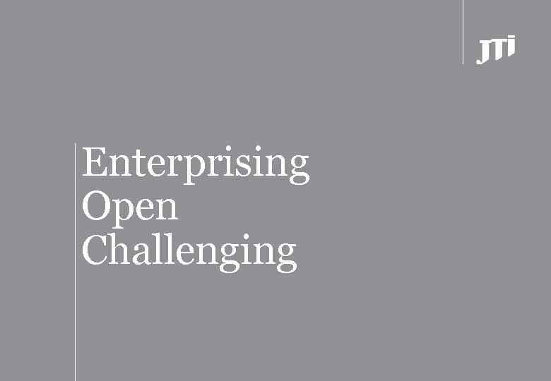 Enterprising Open Challenging 