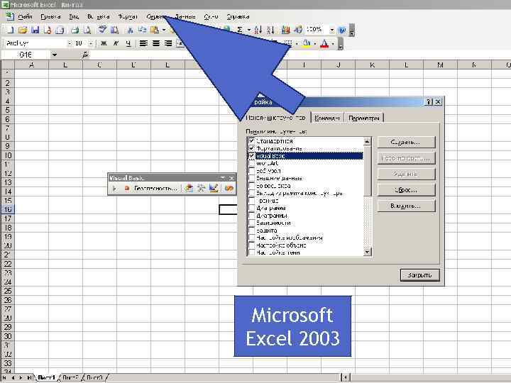 Microsoft Excel 2003 