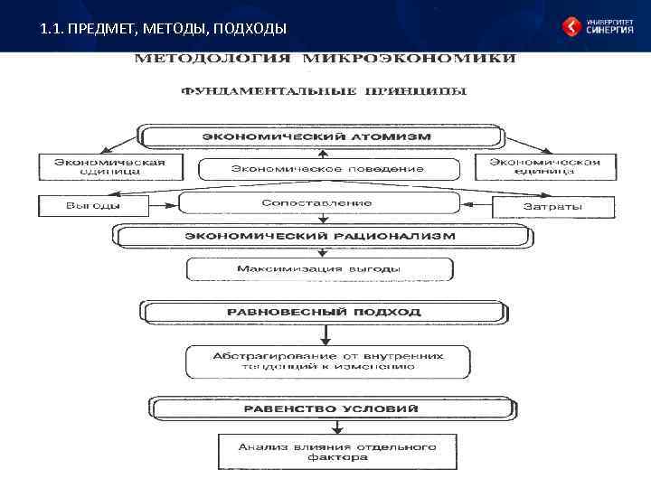1. 1. ПРЕДМЕТ, МЕТОДЫ, ПОДХОДЫ 