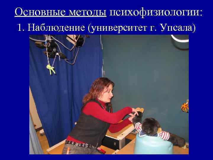 Основные методы психофизиологии: 1. Наблюдение (университет г. Упсала) 