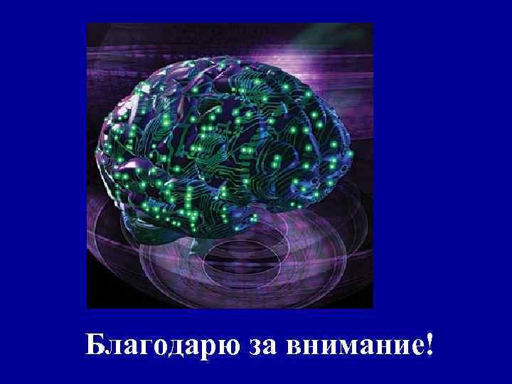 Благодарю за внимание! 