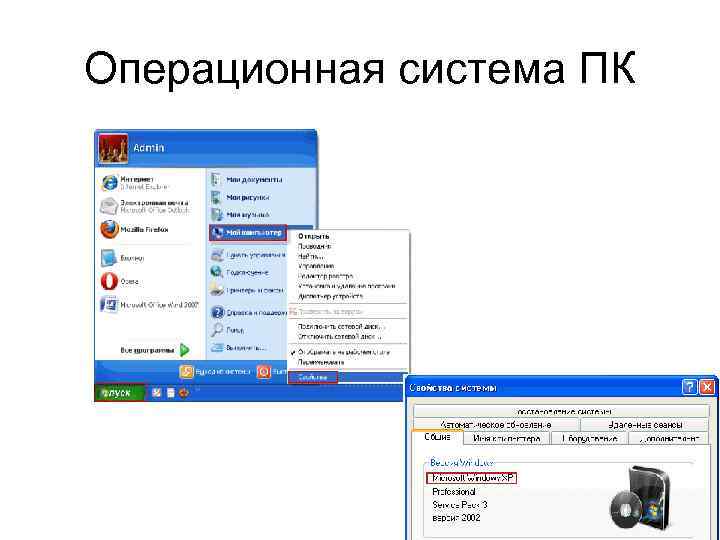 Операционная система ПК 