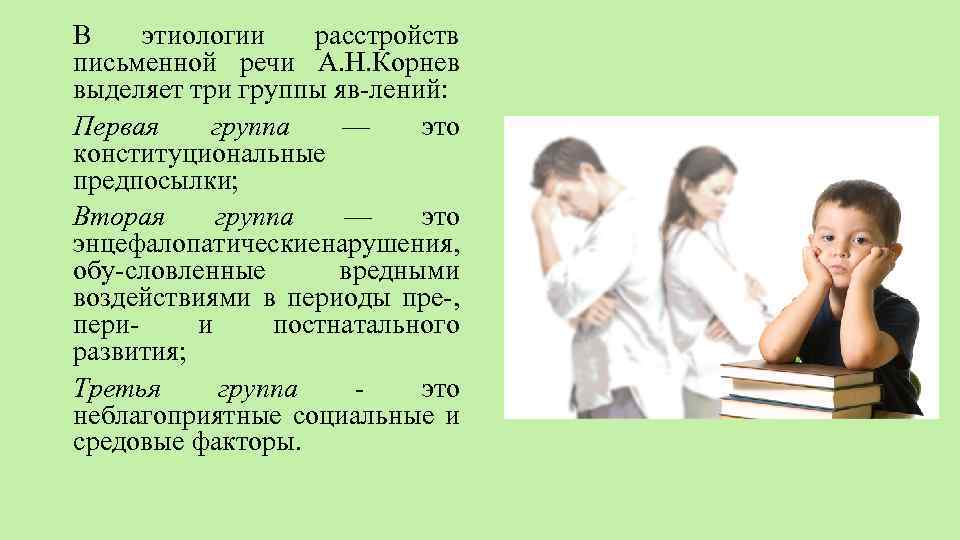 Развитие письменной речи