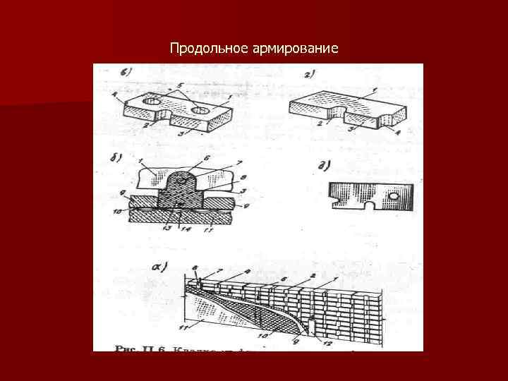 Продольное армирование 