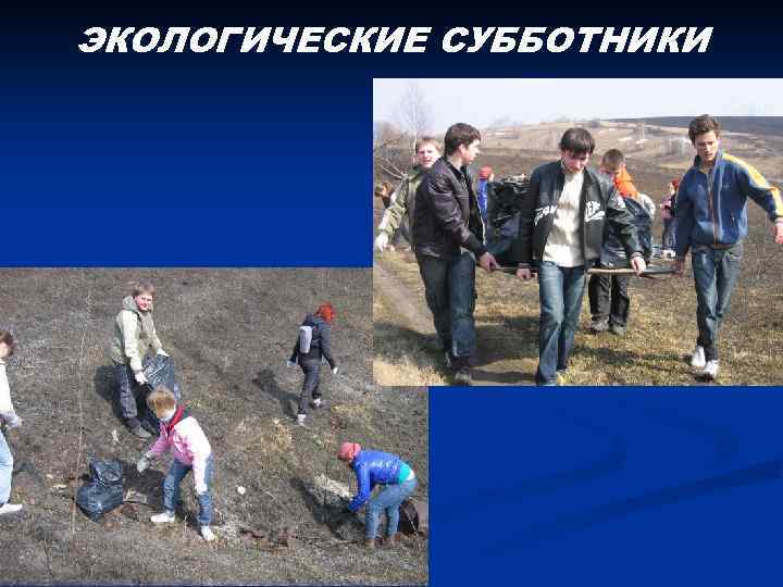ЭКОЛОГИЧЕСКИЕ СУББОТНИКИ 
