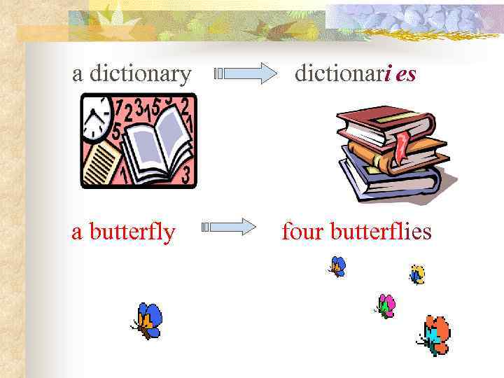 a dictionary a butterfly dictionari es four butterflies 