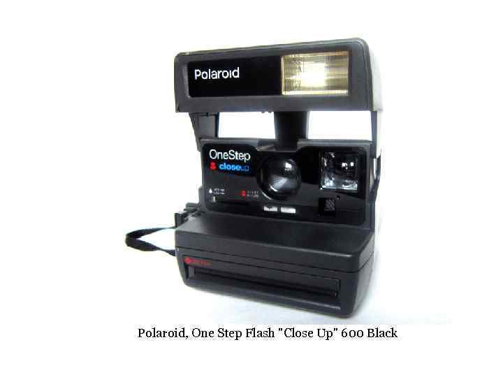 Polaroid, One Step Flash "Close Up" 600 Black 