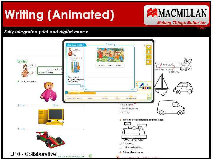 Writing (Animated) Fully integrated print and digital course U 10 - Collaborative Making Things