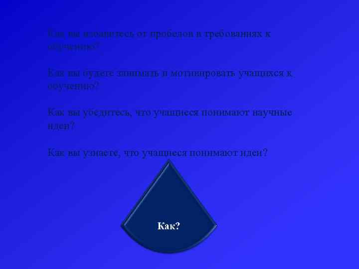 Как вы избавитесь от пробелов в требованиях к обучению? Как вы будете занимать и